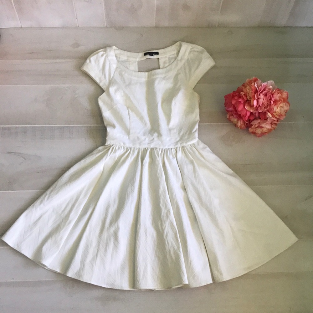 Rachel Zoe off white midi dress